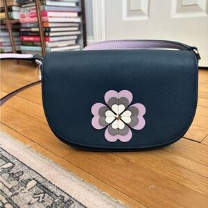 Kate Spade Reilly Floral Appliqué Crossbody NWOT